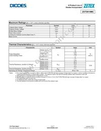 ZXTD619MCTA Datasheet Page 2