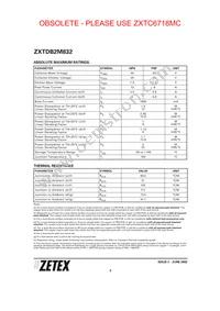 ZXTDB2M832TA Datasheet Page 2