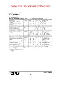 ZXTDB2M832TA Datasheet Page 4