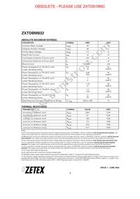 ZXTDBM832TA Datasheet Page 2