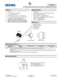 ZXTN2007GTA Datasheet Cover