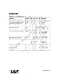 ZXTN2010A Datasheet Page 4