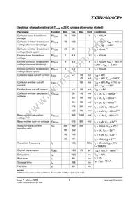 ZXTN25020CFH Datasheet Page 4