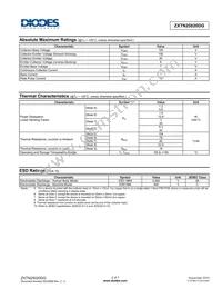 ZXTN25020DGTA Datasheet Page 2