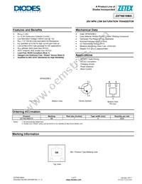 ZXTN618MATA Datasheet Cover