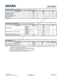 ZXTP03200BGTA Datasheet Page 2