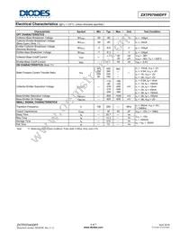 ZXTP07040DFFTA Datasheet Page 4