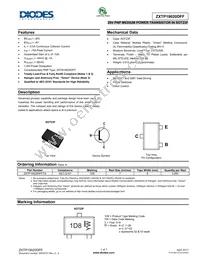 ZXTP19020DFFTA Datasheet Cover