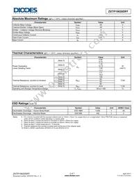 ZXTP19020DFFTA Datasheet Page 2