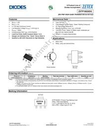 ZXTP19020DGTA Datasheet Cover