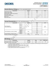 ZXTP19060CGTA Datasheet Page 2