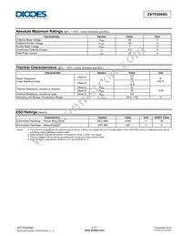 ZXTP2008GTA Datasheet Page 2