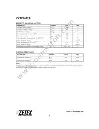 ZXTP2012ASTZ Datasheet Page 2