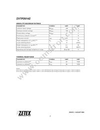 ZXTP2014ZTA Datasheet Page 2