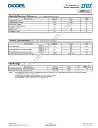 ZXTP2041FTA Datasheet Page 2