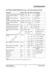 ZXTP23015CFHTA Datasheet Page 4