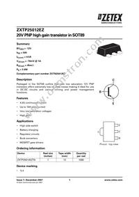 ZXTP25012EZTA Cover