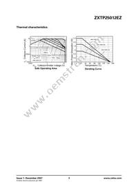 ZXTP25012EZTA Datasheet Page 3