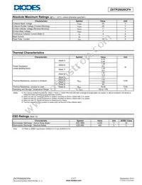 ZXTP25020CFHTA Datasheet Page 2