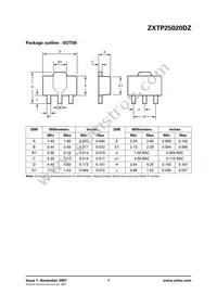 ZXTP25020DZTA Datasheet Page 7