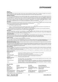 ZXTP25020DZTA Datasheet Page 8