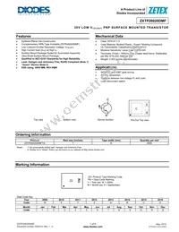 ZXTP26020DMFTA Datasheet Cover