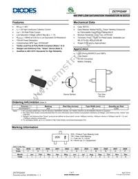 ZXTP5240F-7 Datasheet Cover