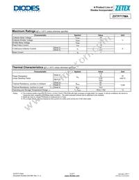 ZXTP717MATA Datasheet Page 2