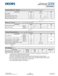 ZXTR1005K4-13 Datasheet Page 2