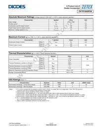 ZXTR1005PD8-13 Datasheet Page 2