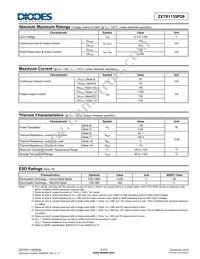 ZXTR1135PD8-13 Datasheet Page 2