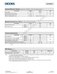 ZXTR2005Z-13 Datasheet Page 2