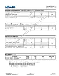 ZXTR2008P5-13 Datasheet Page 2