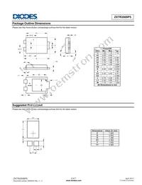 ZXTR2008P5-13 Datasheet Page 6