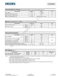 ZXTR2008Z-13 Datasheet Page 2