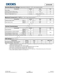 ZXTR2105FQ-7 Datasheet Page 2