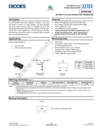 ZXTR2108F-7 Datasheet Cover