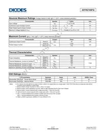 ZXTR2108FQ-7 Datasheet Page 2