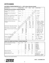 ZXTS1000NE6TA Datasheet Page 4