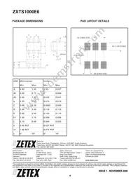 ZXTS1000NE6TA Datasheet Page 6