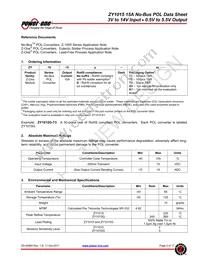 ZY1015G-T3 Datasheet Page 2