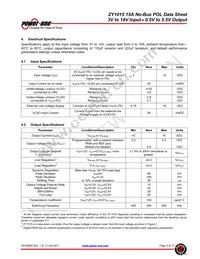 ZY1015G-T3 Datasheet Page 3