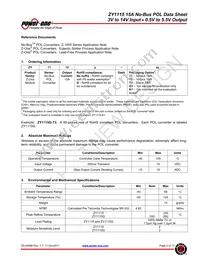 ZY1115G-T3 Datasheet Page 2