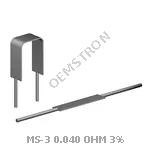 MS-3 0.040 OHM 3%