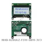 NHD-0208AZ-FSW-GBW-3V3