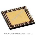 PIC32MX450F128L-V/TL