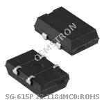 SG-615P 22.1184MC0:ROHS